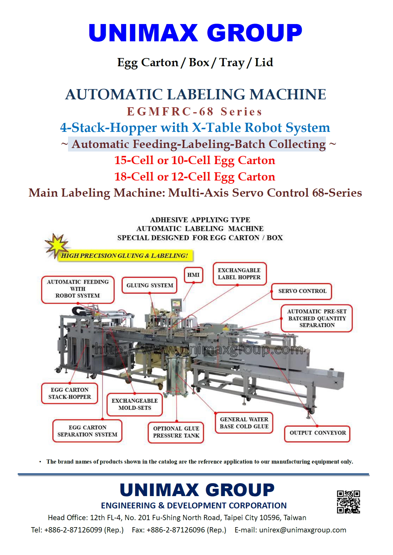 Paper Egg Carton Labeling Machine EGMFRC-68 (166)